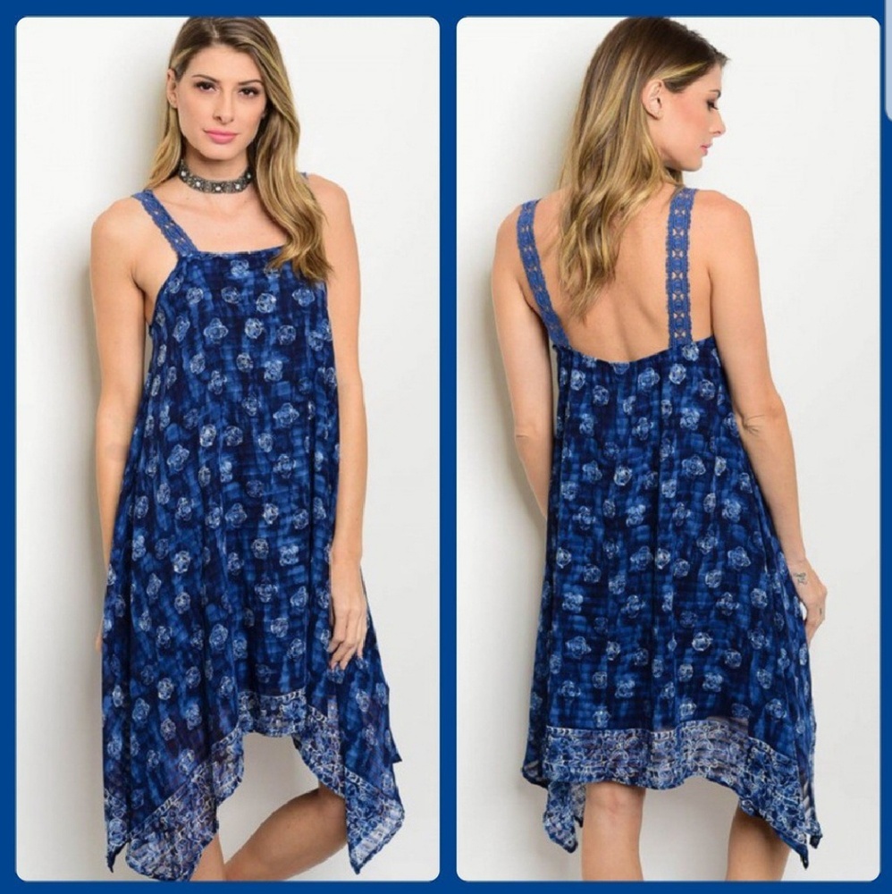 🌞Blue Sundress